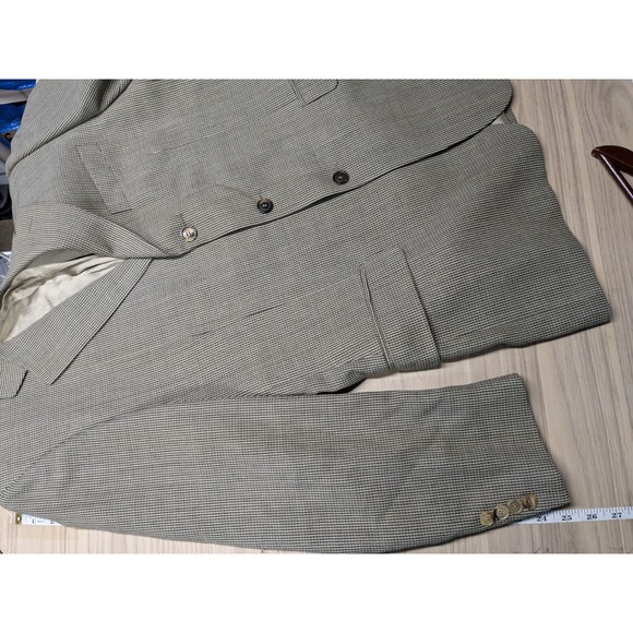 Oak Hall Blazer Lanificio di Pray Wool Italy Sport Coat Nailshead Mens 42R A002 - Picture 10 of 15